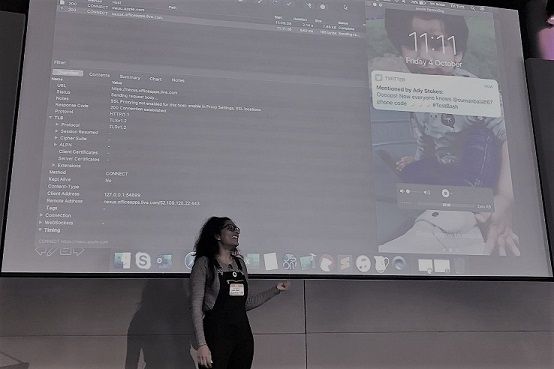 Picture of @sumanbala867's slides from her talk on Charles